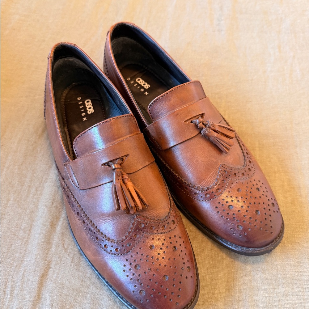 ASOS Tan Tassel Loafers for Men